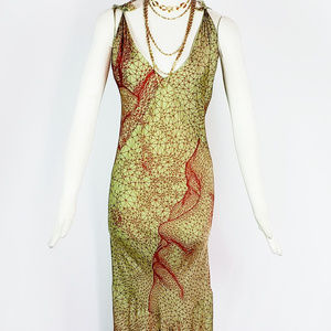 SOLD   Jean Paul Gaultier Face Web Dress Rare